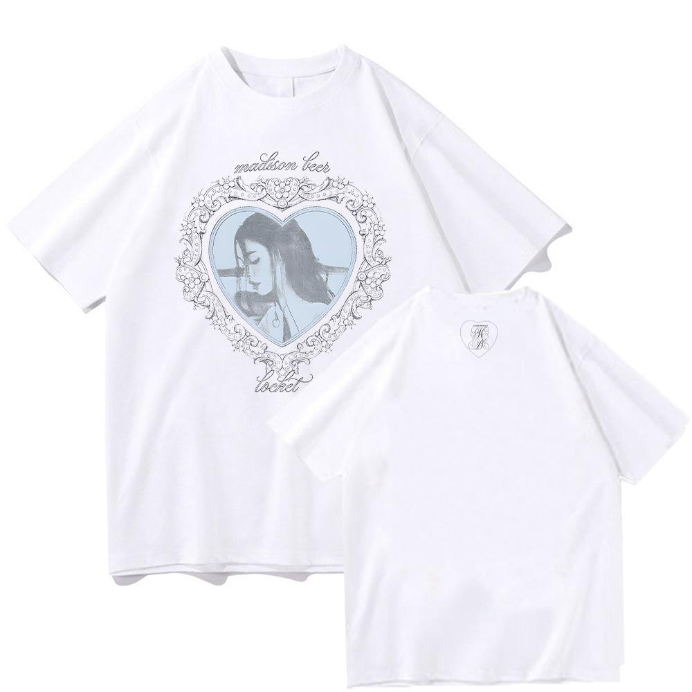 Madison Beer Locket Merch T Shirts Summer Cotton Tshirt Womens Casual Mens Clothes Classic Round Neck Tshirt Y2K Streetwear M
Madison Beer Locket Merch T Shirts Summer Cotton Tshirt Womens Casual Mens Clothes Classic Round Neck Tshirt Y2K Streetwear M