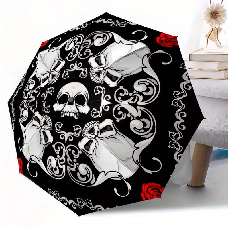 1pc Day of the Dead Automatic Folding Umbrella - Stylish Skull & Floral Design, 8-Rib Durable Frame, Compact Travel Umbrella f (as the picture,Iron&8K)
1pc Day of the Dead Automatic Folding Umbrella - Stylish Skull & Floral Design, 8-Rib Durable Frame, Compact Travel Umbrella f (as the picture,Iron&8K)