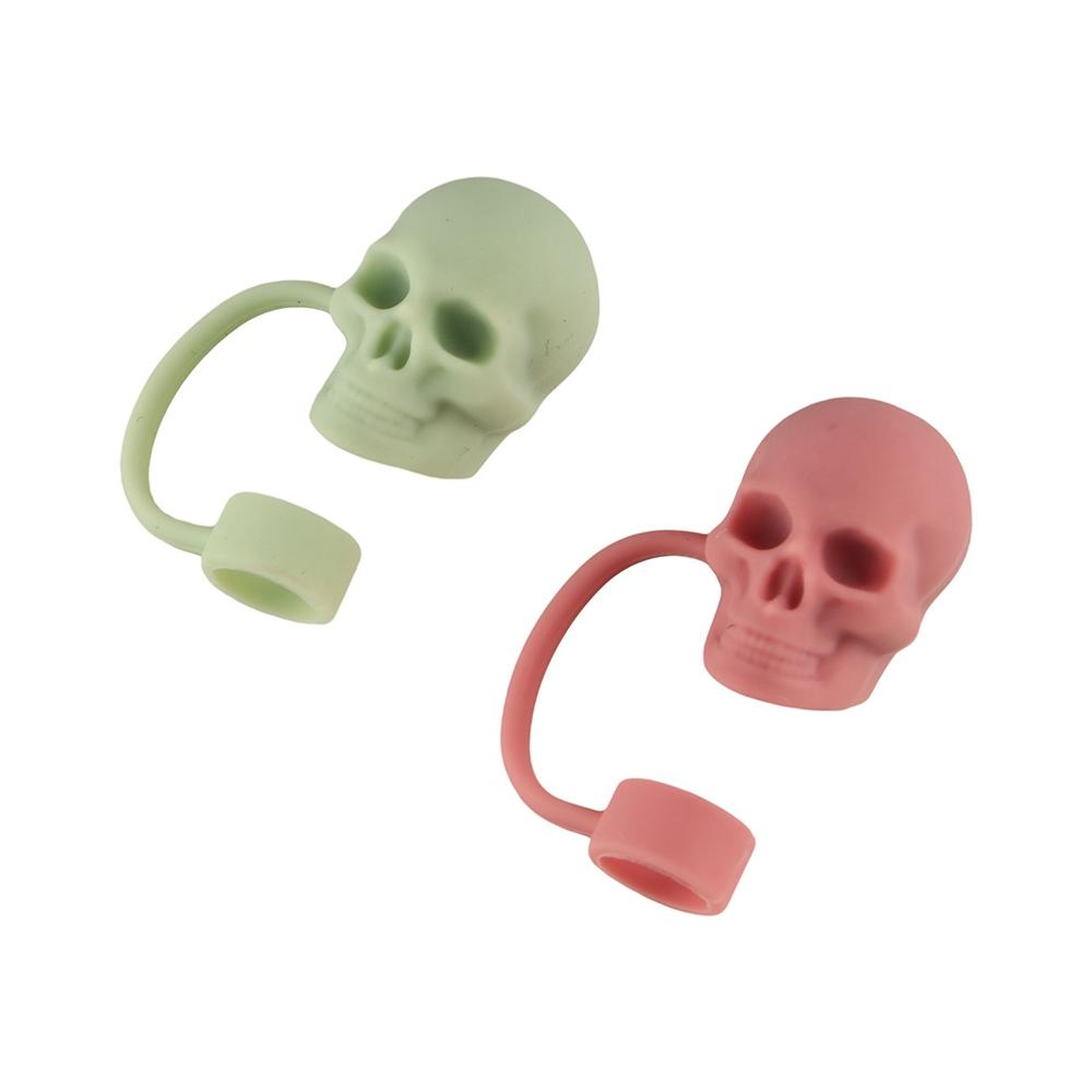 10mm Skull Straw Cap Splash Proof Straw Topper Straw Tip Drinking Straw Cover Halloween рожевий
10mm Skull Straw Cap Splash Proof Straw Topper Straw Tip Drinking Straw Cover Halloween рожевий