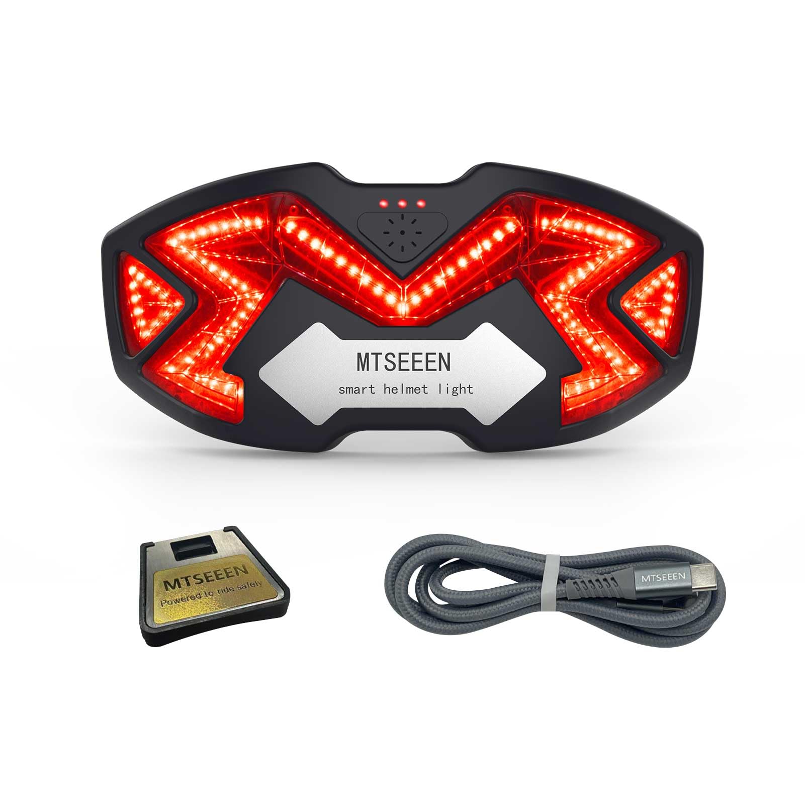 Helmet Brake Light for Motorcycles, Helmet Light, Equipped with 109 Ultra Bright LEDs, 3,500
Helmet Brake Light for Motorcycles, Helmet Light, Equipped with 109 Ultra Bright LEDs, 3,500