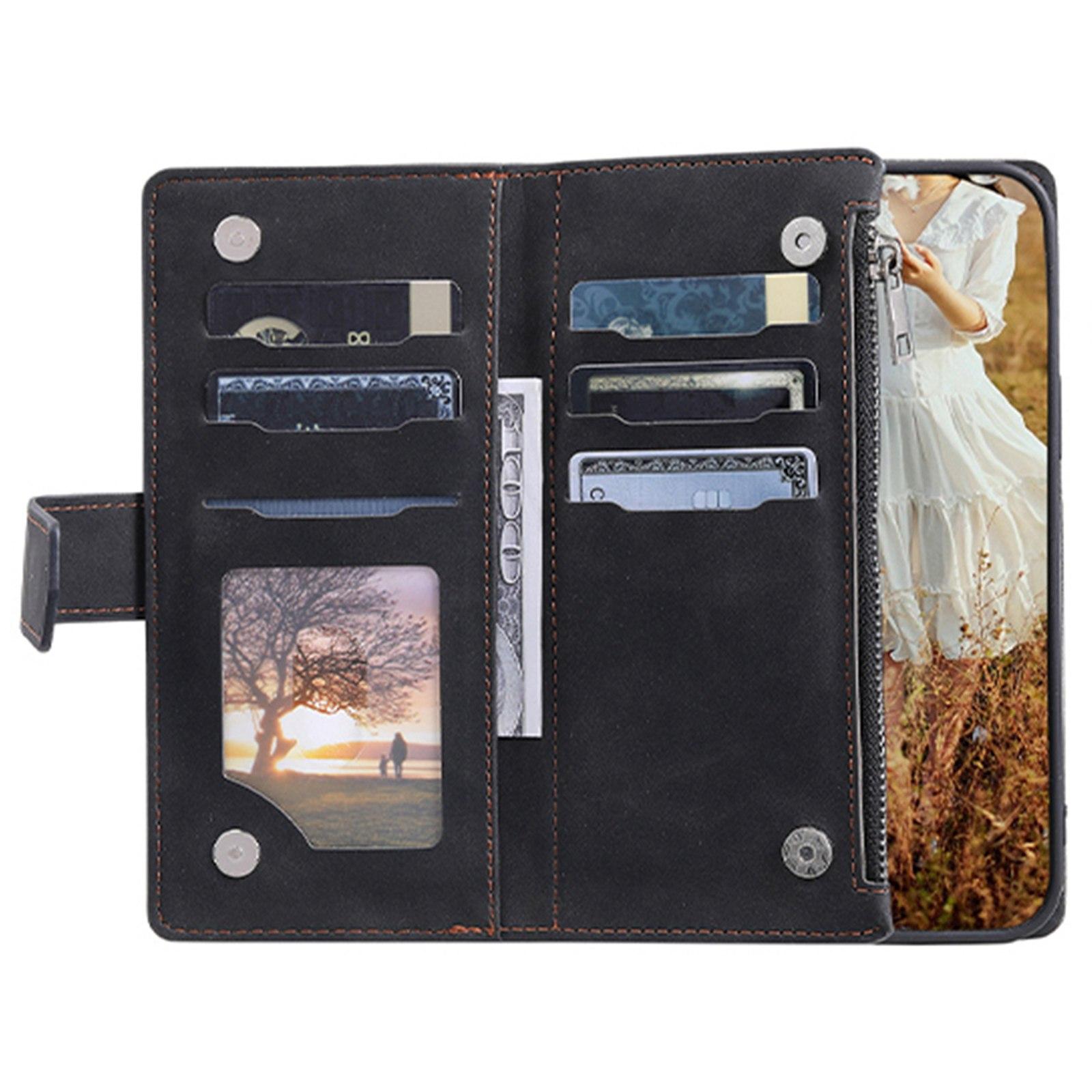 005 Style For iPhone 13 6.1 inch,Drop-proof Zipper Pocket Phone Case Rhombus Texture Flip Wallet Cover Stand with Strap Card Holder Black
005 Style For iPhone 13 6.1 inch,Drop-proof Zipper Pocket Phone Case Rhombus Texture Flip Wallet Cover Stand with Strap Card Holder Black