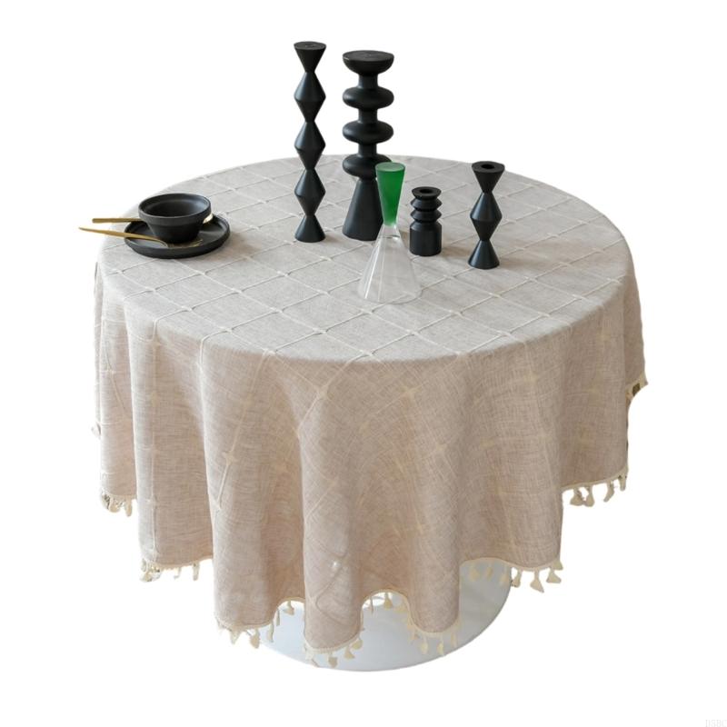 Polyester Cotton Round Tablecloth Sustainable 140cm Diameter Highlighting Against Slip Function For Dining
Polyester Cotton Round Tablecloth Sustainable 140cm Diameter Highlighting Against Slip Function For Dining