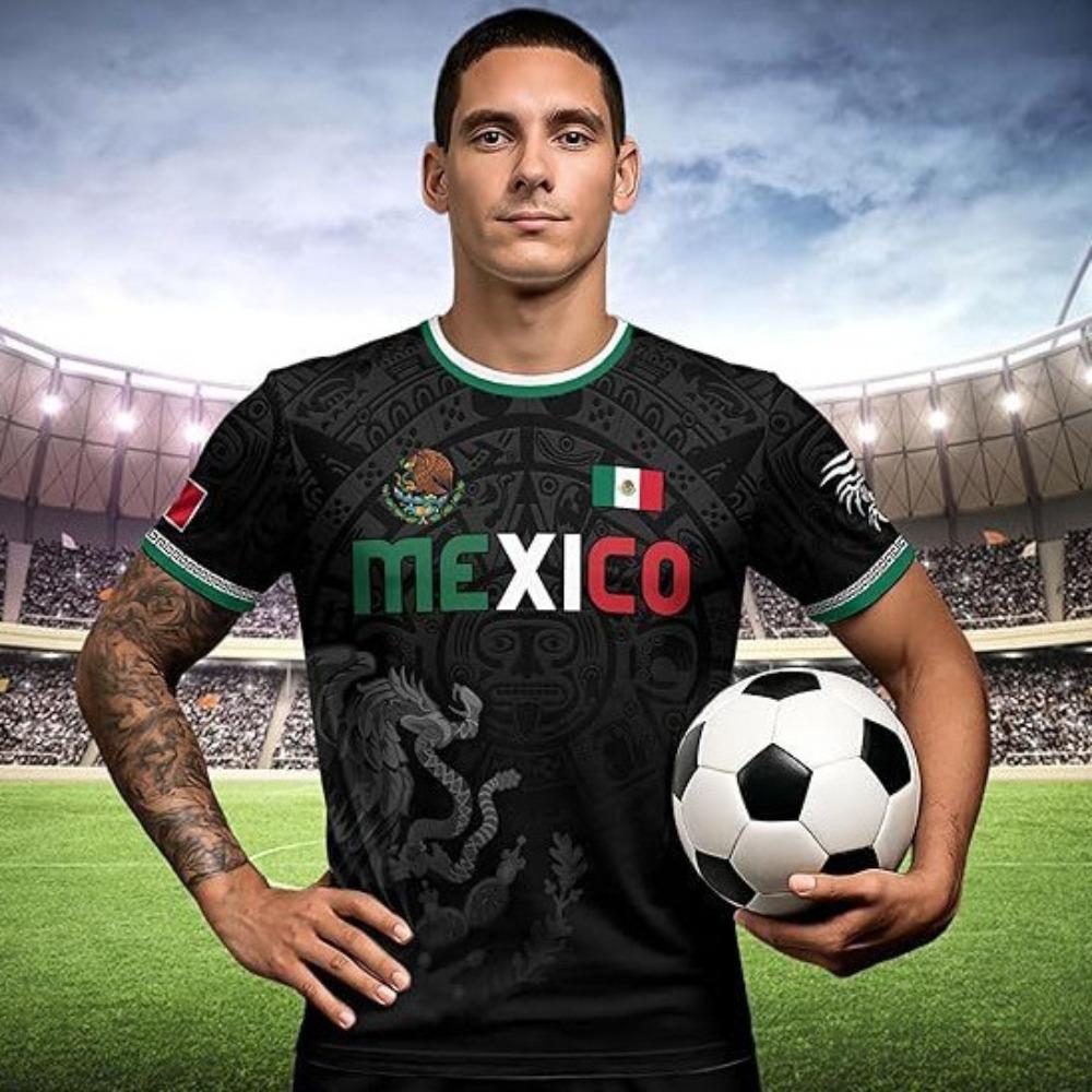 Summer T-shirt Creative Football 3D Printed Short Sleeved T-shirt Fashionable Comfortable Soft Breathable Large Loose T-shirt S
Summer T-shirt Creative Football 3D Printed Short Sleeved T-shirt Fashionable Comfortable Soft Breathable Large Loose T-shirt S