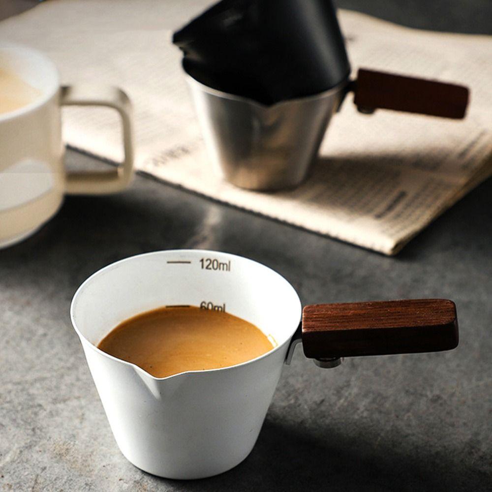 304 Stainless Steel Scaled Coffee Pouring Cup Thicken Coffee Extraction Mug Kitchen Accessories срібний
304 Stainless Steel Scaled Coffee Pouring Cup Thicken Coffee Extraction Mug Kitchen Accessories срібний
