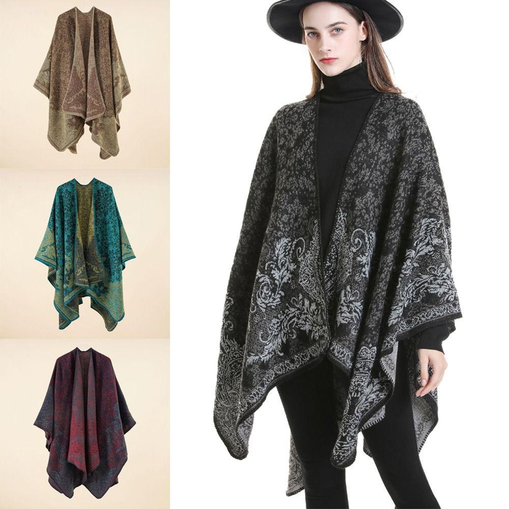 Double-sided Fleece Shawl Winter Warm Cloak Cardigan Luxury Elegant Plush Wraps Scarf 
Double-sided Fleece Shawl Winter Warm Cloak Cardigan Luxury Elegant Plush Wraps Scarf