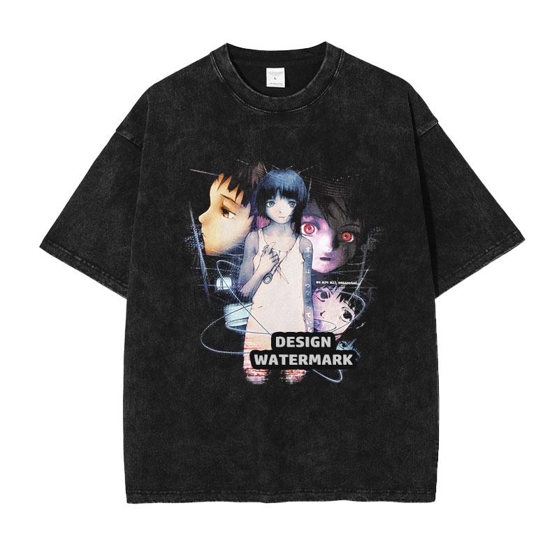 Anime Serial EExperiments Lain T Shirts Oversized Vintage Washed Mizuki Arisu Tshirt Manga Lain Tops Tees Girl Cotton S
Anime Serial EExperiments Lain T Shirts Oversized Vintage Washed Mizuki Arisu Tshirt Manga Lain Tops Tees Girl Cotton S