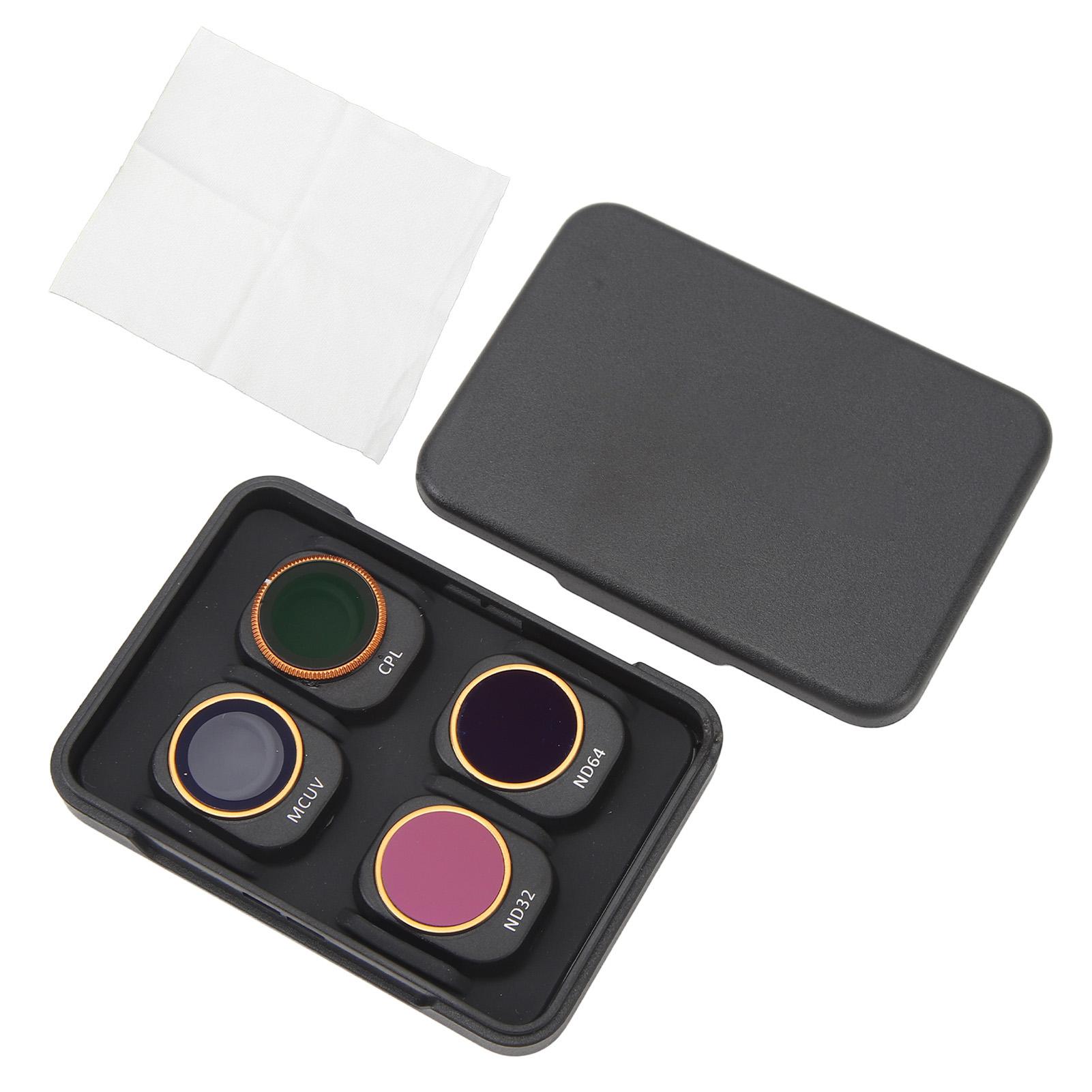 4PCS Drone Filters Set MCUV CPL ND32 ND64 Optical Glass Multilayer Coating for Mini 4 Pro
4PCS Drone Filters Set MCUV CPL ND32 ND64 Optical Glass Multilayer Coating for Mini 4 Pro