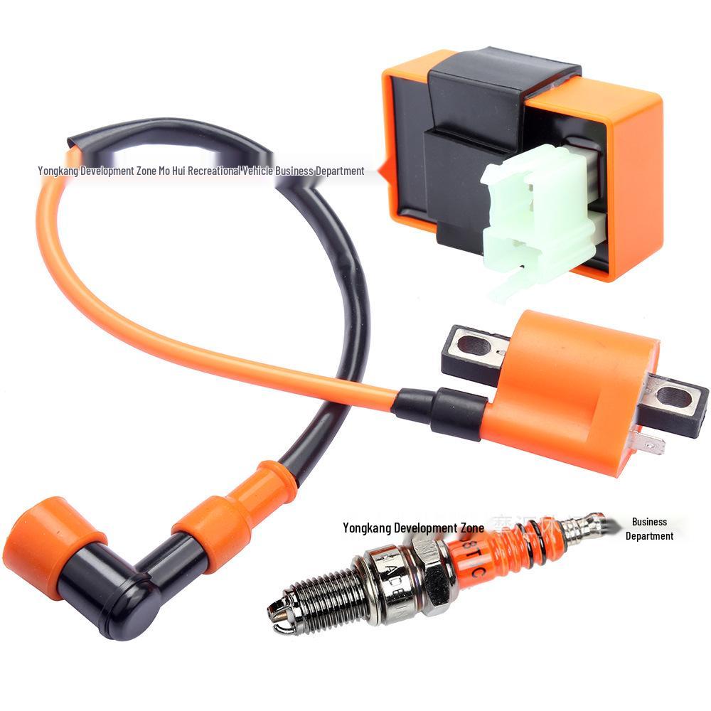 High-Voltage Ignition Coil & Spark Plug for Motorcycle/ATV, 125-250CC Motorcycle Igniter
High-Voltage Ignition Coil & Spark Plug for Motorcycle/ATV, 125-250CC Motorcycle Igniter
