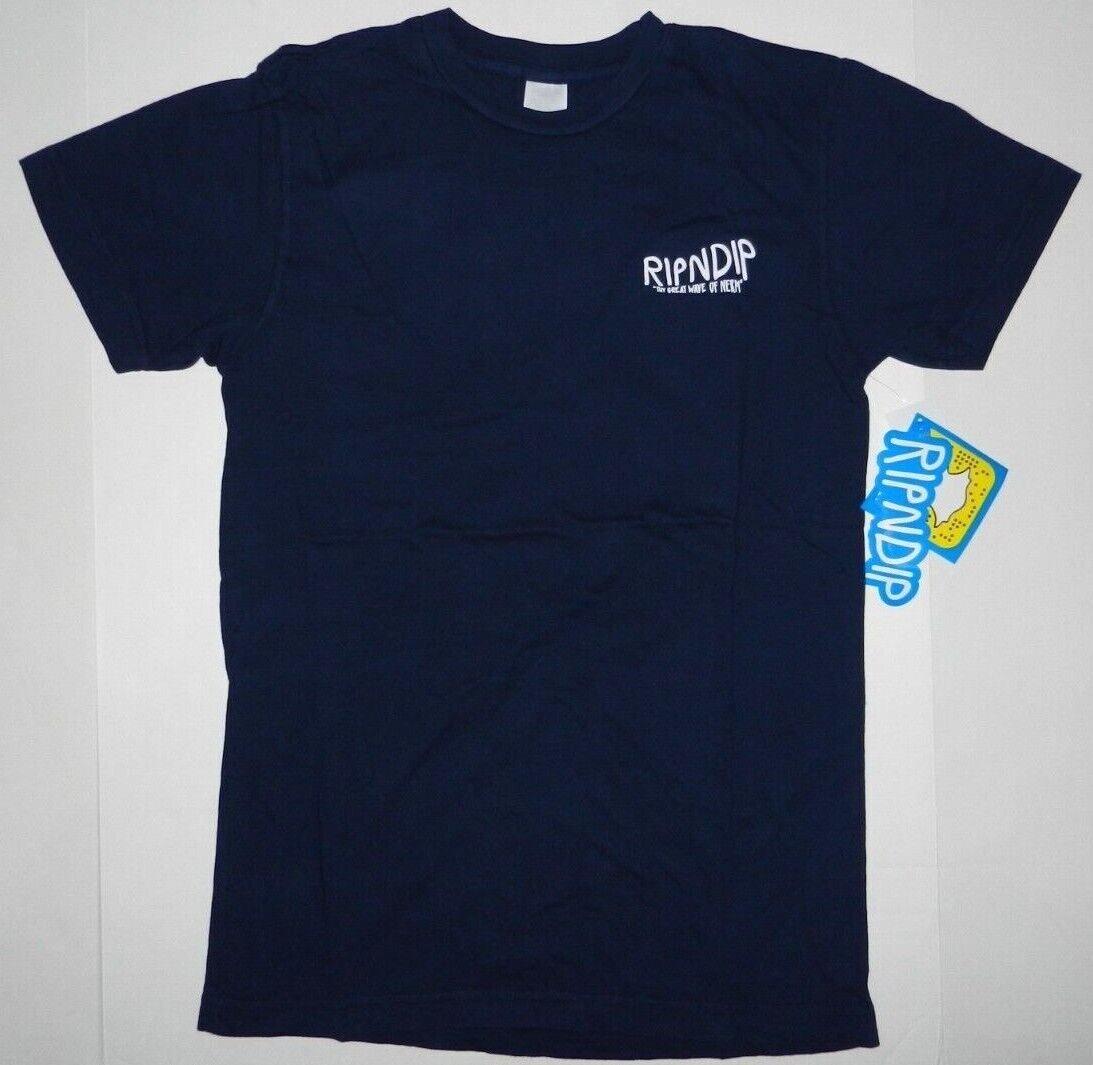 26 RIPNDIP The Great Wave Of Nerm Navy Cat Tee Shirt New Unisex T-Shirt M
26 RIPNDIP The Great Wave Of Nerm Navy Cat Tee Shirt New Unisex T-Shirt M