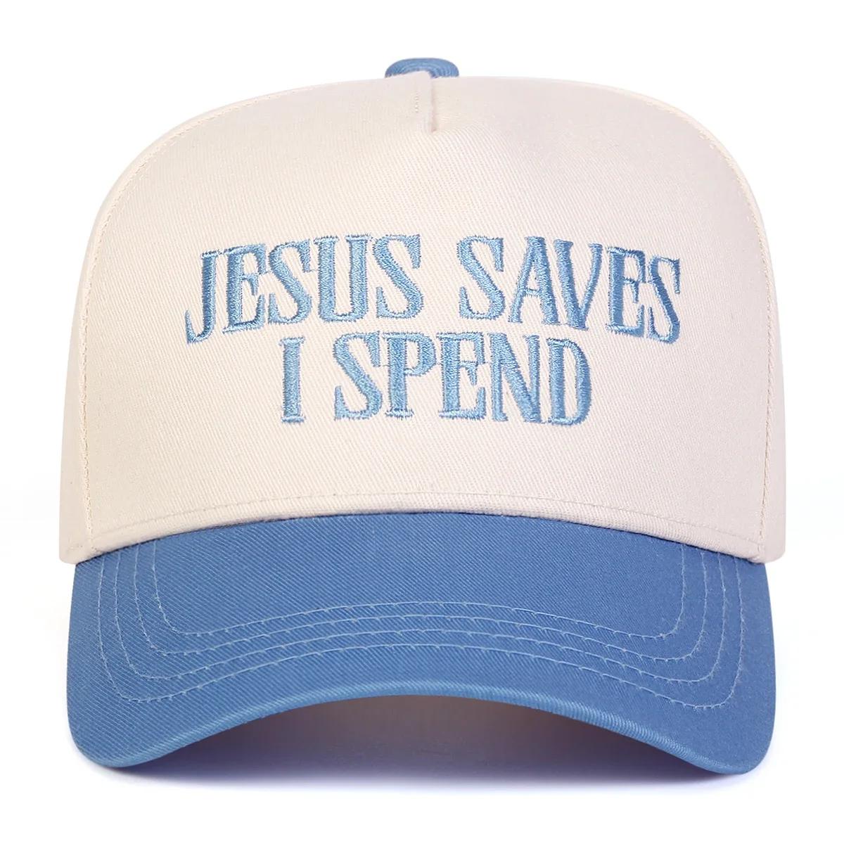 Unisex Jesus Saves I Spend Letter Embroidery Baseball Caps Spring Autumn Outdoor Adjustable Casual Hats Sunscreen Hat Sports Cap
Unisex Jesus Saves I Spend Letter Embroidery Baseball Caps Spring Autumn Outdoor Adjustable Casual Hats Sunscreen Hat Sports Cap