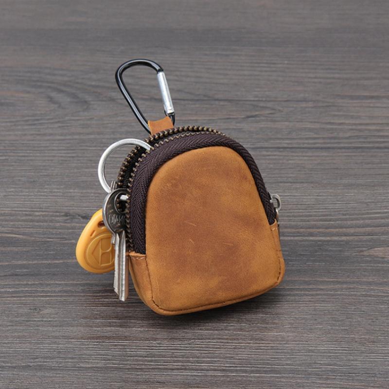 Light Luxury Vintage Leather Key Coin Purse Full Grain Top Layer Cowhide Unisex Multifunctional Card Case Storage Bag коричневий
Light Luxury Vintage Leather Key Coin Purse Full Grain Top Layer Cowhide Unisex Multifunctional Card Case Storage Bag коричневий