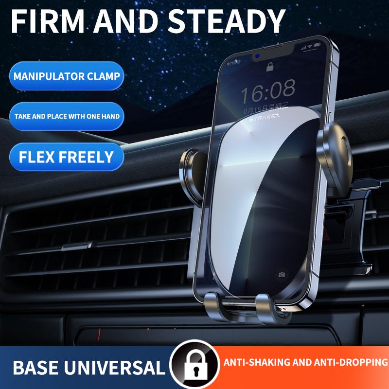 8th Gen Anti-Shaking Car Air Vent Outlet Phone Mount Holder Stable Triangle Structure Cell Phone Clip Holder Bracket
8th Gen Anti-Shaking Car Air Vent Outlet Phone Mount Holder Stable Triangle Structure Cell Phone Clip Holder Bracket