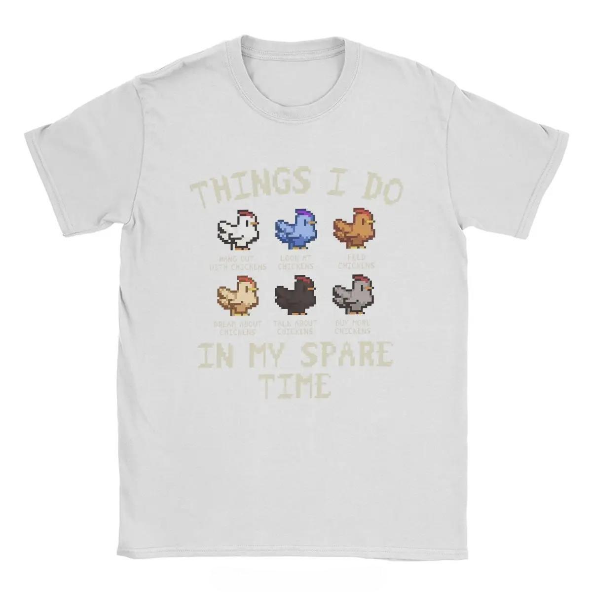 Mens Chicken Stardew Valley Tshirts Unisex Cotton Clothing Casual Short Sleeve Tshirt Oneck Tops Tees Fashion Funny T Shirt S
Mens Chicken Stardew Valley Tshirts Unisex Cotton Clothing Casual Short Sleeve Tshirt Oneck Tops Tees Fashion Funny T Shirt S