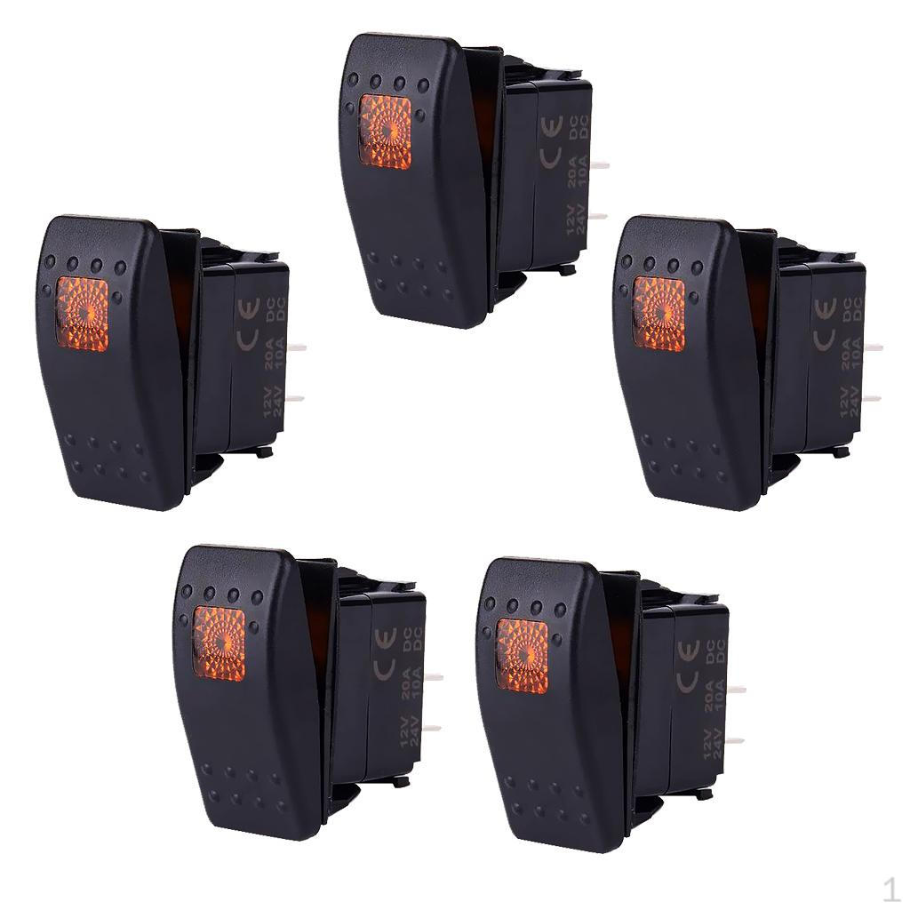 X Waterproof 12A Bar Rocker Marine switch Boat , Orange Light, Approx. 49.57*24.4*49mm
X Waterproof 12A Bar Rocker Marine switch Boat , Orange Light, Approx. 49.57*24.4*49mm