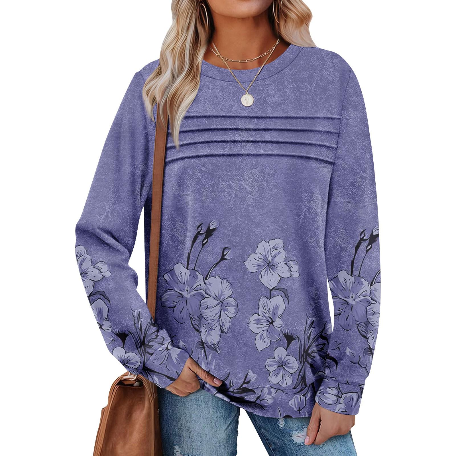 Женский повседневный свитшот с длинным рукавом и круглым вырезом, приталенный плиссированный топ XL фиолетовый
Женский повседневный свитшот с длинным рукавом и круглым вырезом, приталенный плиссированный топ XL фиолетовый