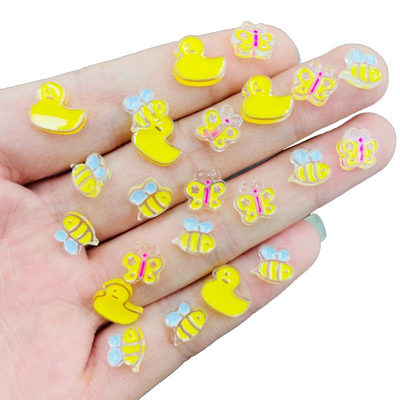 50 Pcs Latest Cute Small Animation Bee Butterfly Resin 3D Flat Cabochon Jewelry Ornament Manicure Making Hairwear Accessories A49
50 Pcs Latest Cute Small Animation Bee Butterfly Resin 3D Flat Cabochon Jewelry Ornament Manicure Making Hairwear Accessories A49