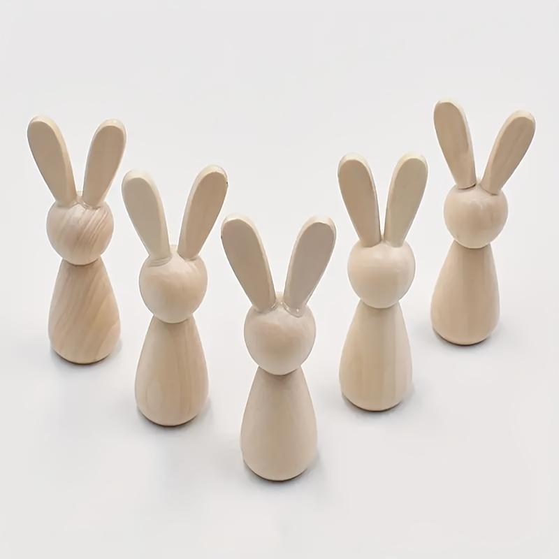 5pcs Easter DIY Painted Wooden Rabbit Creative Graffiti Small Wooden People Wooden Rabbit Decoration
5pcs Easter DIY Painted Wooden Rabbit Creative Graffiti Small Wooden People Wooden Rabbit Decoration