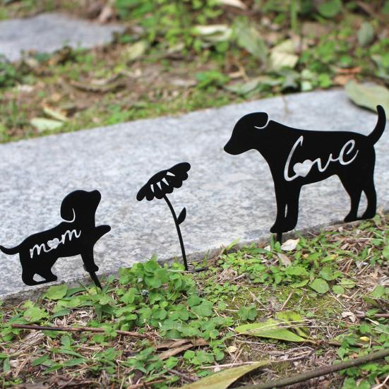 Yousheng Metal Dog Garden Stakes Mother And Child Dog Silhouette Decorations Weather-Resistant Yard Art Dog Stakes for Outdoor Lawn Decoration Sets
Yousheng Metal Dog Garden Stakes Mother And Child Dog Silhouette Decorations Weather-Resistant Yard Art Dog Stakes for Outdoor Lawn Decoration Sets