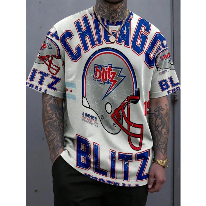 3D - Vintage Chicago Chargers Short Sleeve Shirt - Beach Wear with Team Logo Design, Casual Crew Top S
3D - Vintage Chicago Chargers Short Sleeve Shirt - Beach Wear with Team Logo Design, Casual Crew Top S