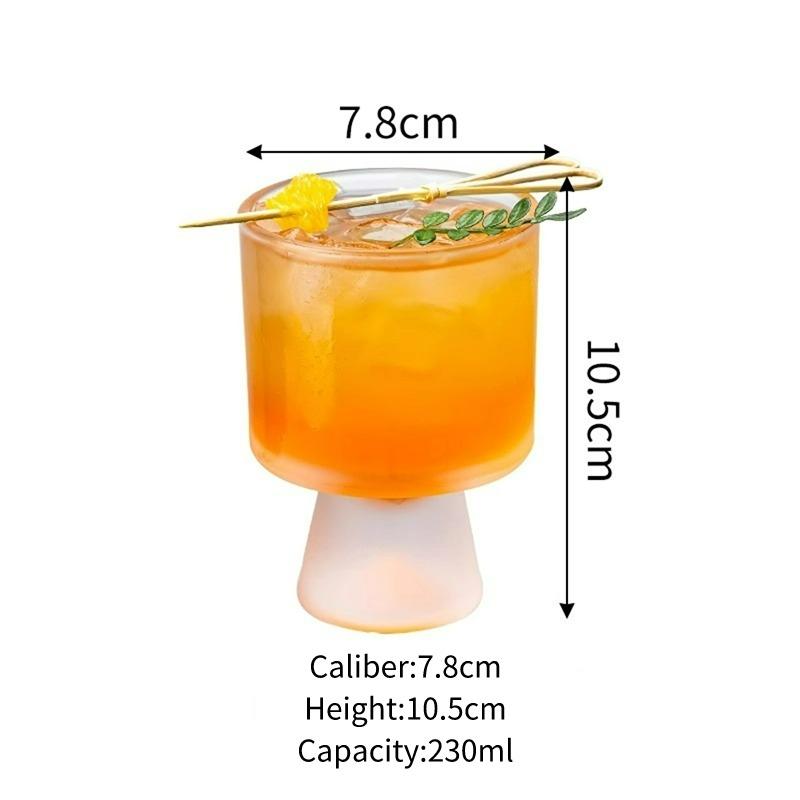 2Pcs Frosted Glass Cup Creative Layered Cocktail Glasses Cups Tall Drink Glass Juice Cups Cold Drink Glasses Cup Mount Fuji Cup 230ml
2Pcs Frosted Glass Cup Creative Layered Cocktail Glasses Cups Tall Drink Glass Juice Cups Cold Drink Glasses Cup Mount Fuji Cup 230ml