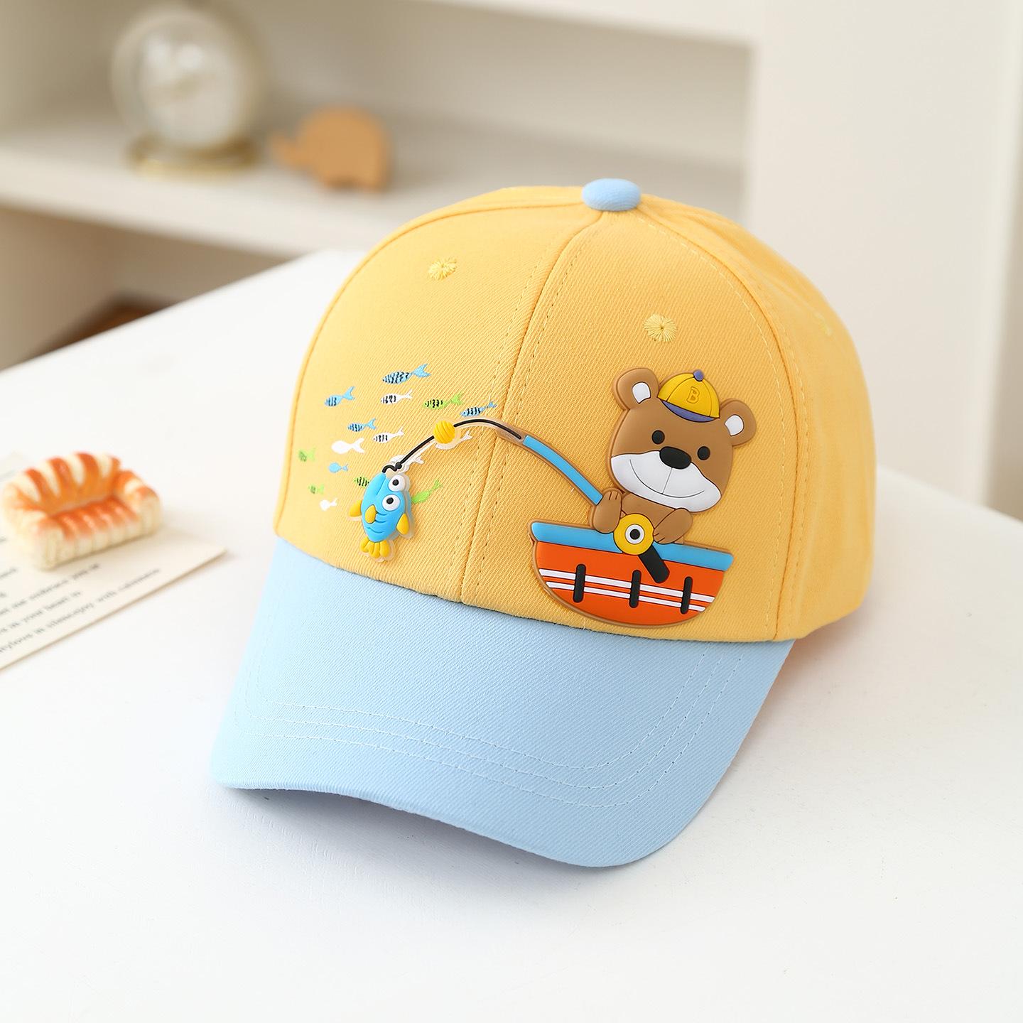Cartoon teddy bear children s baseball cap cute boy sun hat 2-8 years old children s duckbill cap baby outdoor sun mask 52-54CM
Cartoon teddy bear children s baseball cap cute boy sun hat 2-8 years old children s duckbill cap baby outdoor sun mask 52-54CM