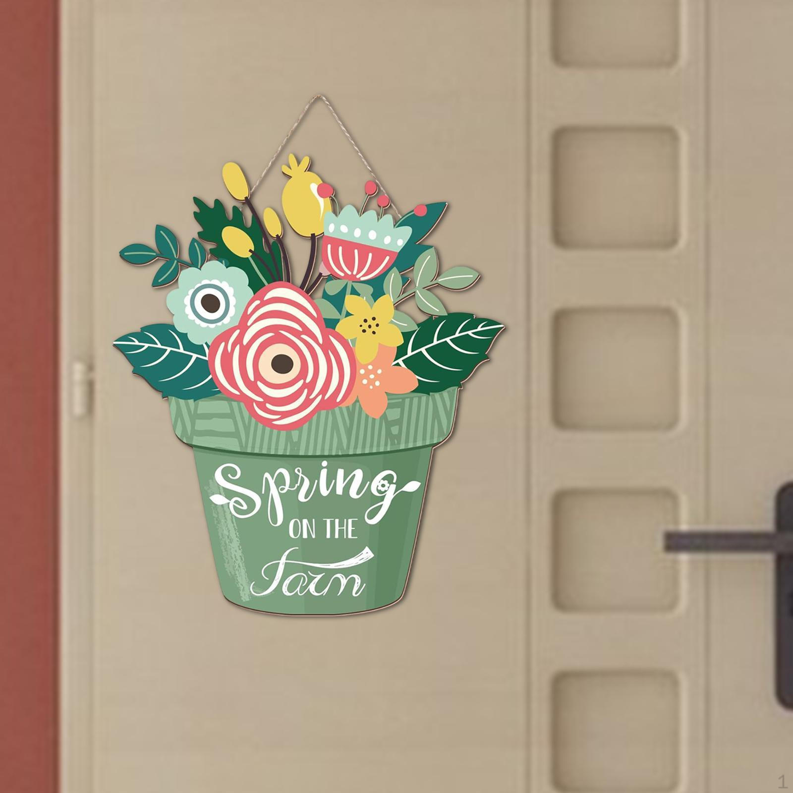 Spring Door Sign Hanging Wall Sign, Unique, Creative Decoration Wood for Family Window
Spring Door Sign Hanging Wall Sign, Unique, Creative Decoration Wood for Family Window