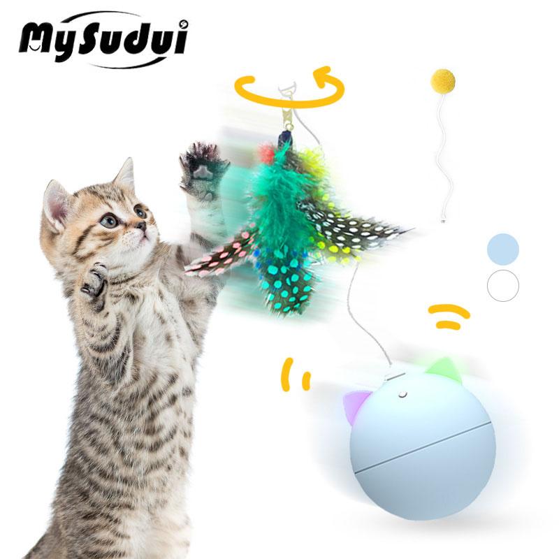 Умная игрушка для кошек, интерактивная светодиодная электрическая игрушка для котенка, катящиеся шарики, автоматические игрушки с палкой для кошек, активные игры, аксессуары для домашних животных
Умная игрушка для кошек, интерактивная светодиодная электрическая игрушка для котенка, катящиеся шарики, автоматические игрушки с палкой для кошек, активные игры, аксессуары для домашних животных
