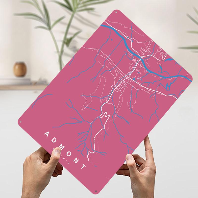 Admont Austria Map Art Tin Plaque Poster Customized Wall Art Retro Vintage Metal Signs for Man Cave Gaming Room Decoration Decor 20x30cm(7.8x11.8inch)
Admont Austria Map Art Tin Plaque Poster Customized Wall Art Retro Vintage Metal Signs for Man Cave Gaming Room Decoration Decor 20x30cm(7.8x11.8inch)