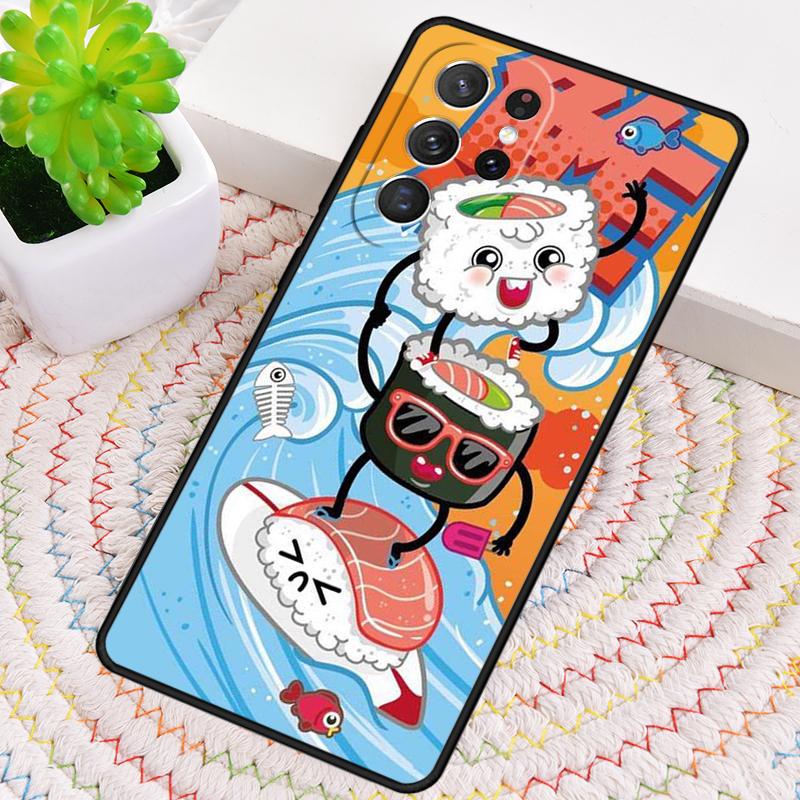 Japanese cuisine Sushi food Silicone Phone Case For Samsung Galaxy note 10 pro S26 S25 S24 S23 S22 S21 Plus S25Ultra Capa Cover Galaxy S21 Ultra 5G
Japanese cuisine Sushi food Silicone Phone Case For Samsung Galaxy note 10 pro S26 S25 S24 S23 S22 S21 Plus S25Ultra Capa Cover Galaxy S21 Ultra 5G