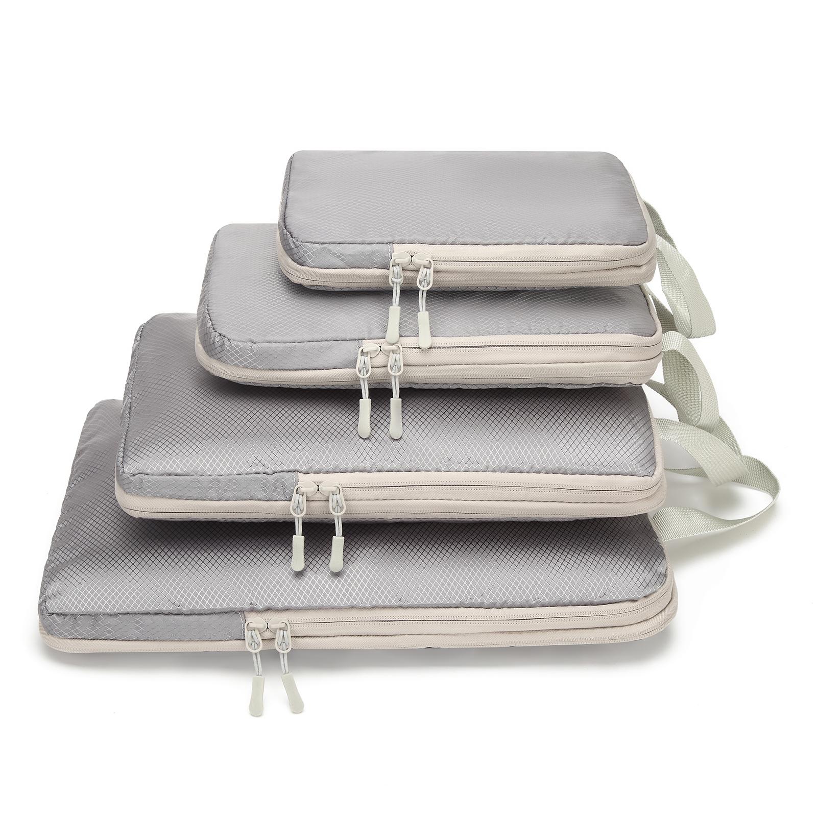 4 шт./компл. чемодан компрессионные упаковочные кубики дорожный органайзер для багажа упаковочные кубики расширяемая сумка для хранения багажных кубиков серый
4 шт./компл. чемодан компрессионные упаковочные кубики дорожный органайзер для багажа упаковочные кубики расширяемая сумка для хранения багажных кубиков серый