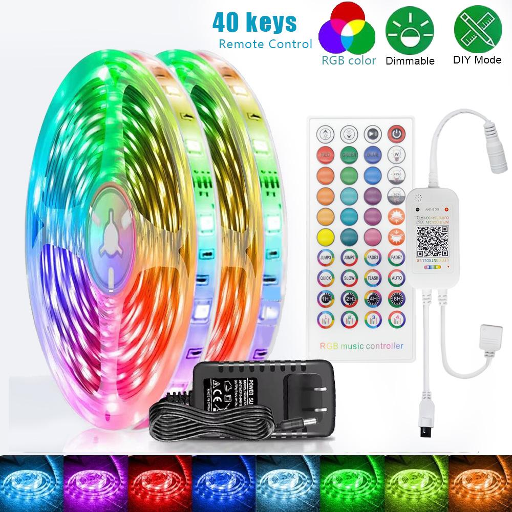 12V RGB Led Strip Light 5m 10m 15m Led Room Light with APP Control Flexible Ribbon Luces Led Tape for Room Bedroom Decoration NON Waterproof&5M-196.85Inch&EU PLUG Power
12V RGB Led Strip Light 5m 10m 15m Led Room Light with APP Control Flexible Ribbon Luces Led Tape for Room Bedroom Decoration NON Waterproof&5M-196.85Inch&EU PLUG Power