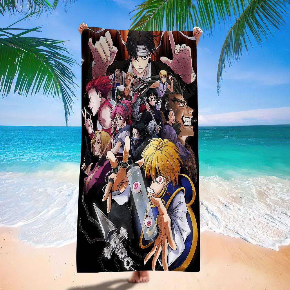 Hunter X Hunter Anime Microfiber Printed Beach Towel Mountain Climbing Yoga Beach Swimming Running Absorbent Soft Towel W30*H60(CM)
Hunter X Hunter Anime Microfiber Printed Beach Towel Mountain Climbing Yoga Beach Swimming Running Absorbent Soft Towel W30*H60(CM)