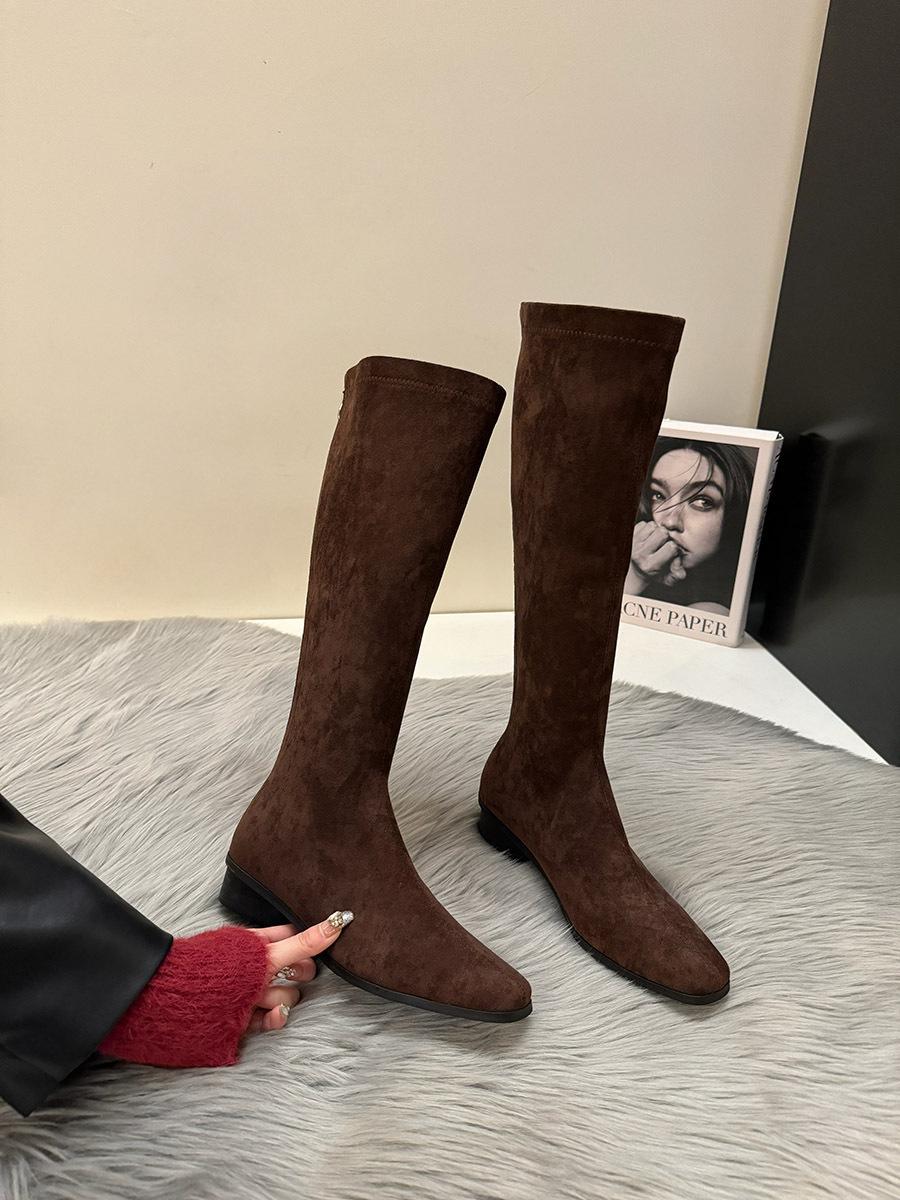 Thick Heel Vintage Suede Long Boots Women s Shoes Year Skinny Boots Medium Knight Boots 40 темно-коричневого кольору
Thick Heel Vintage Suede Long Boots Women s Shoes Year Skinny Boots Medium Knight Boots 40 темно-коричневого кольору