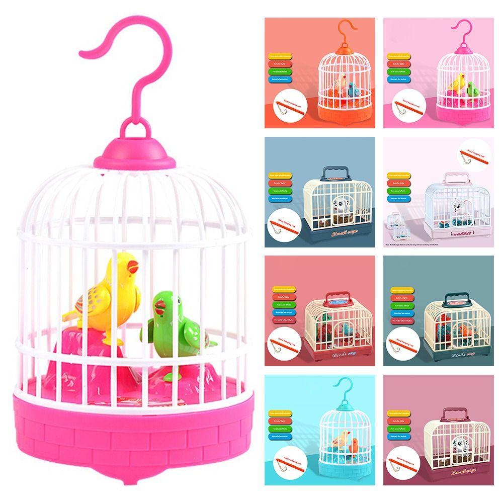 Luminous Electric Bird Cage Toy Sound Control Electronic Pet Toy Talking Electric Bird Children Style 3
Luminous Electric Bird Cage Toy Sound Control Electronic Pet Toy Talking Electric Bird Children Style 3