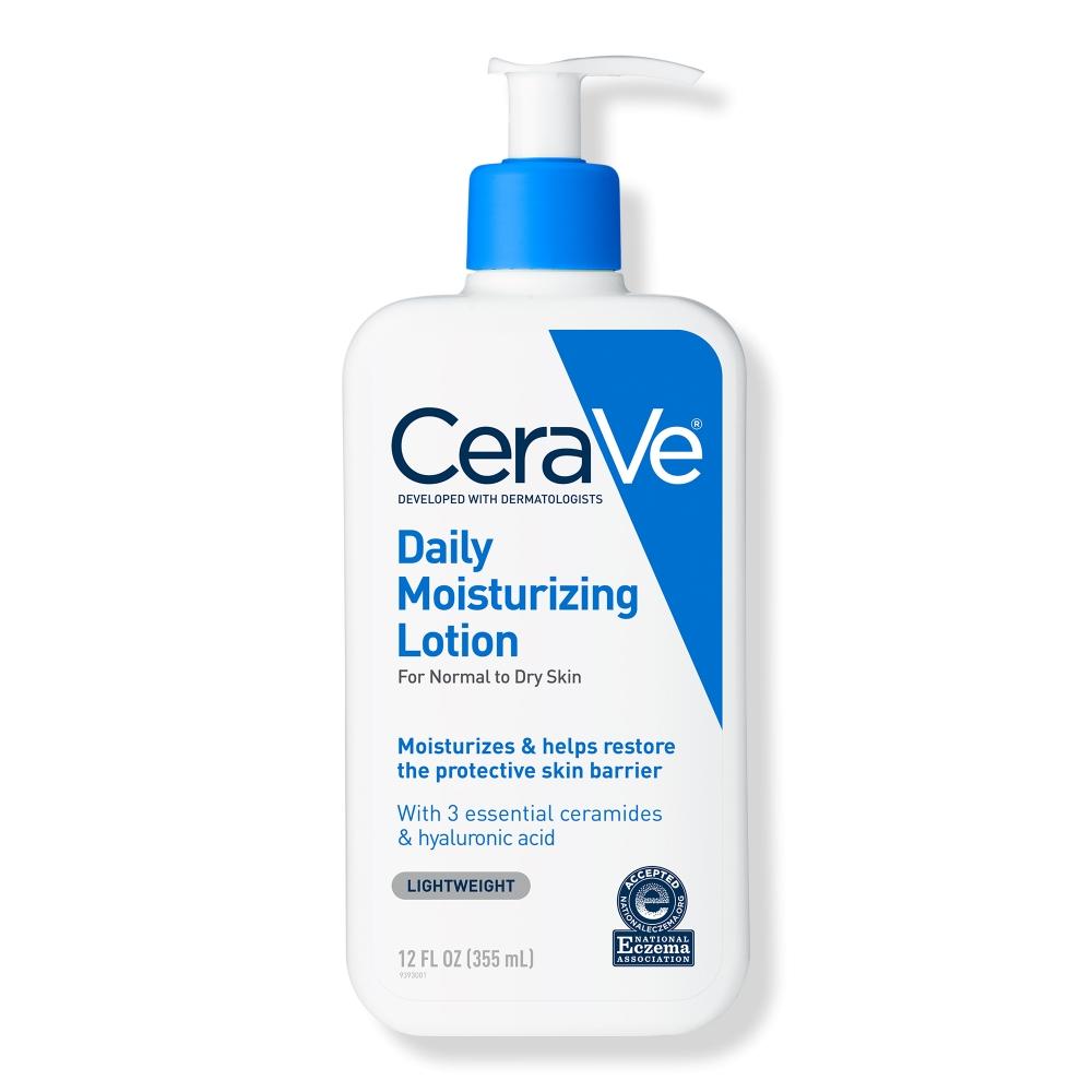 CeraVe Ежедневный увлажняющий лосьон для тела и лица для нормальной, сбалансированной и сухой кожи, 12,0 унций
CeraVe Ежедневный увлажняющий лосьон для тела и лица для нормальной, сбалансированной и сухой кожи, 12,0 унций