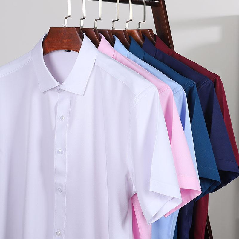 Spring/summer New Men s Short Sleeve Large Size Solid Color Business Casual Wear Comfort Pocket Free Men s Wear 43 чорний
Spring/summer New Men s Short Sleeve Large Size Solid Color Business Casual Wear Comfort Pocket Free Men s Wear 43 чорний