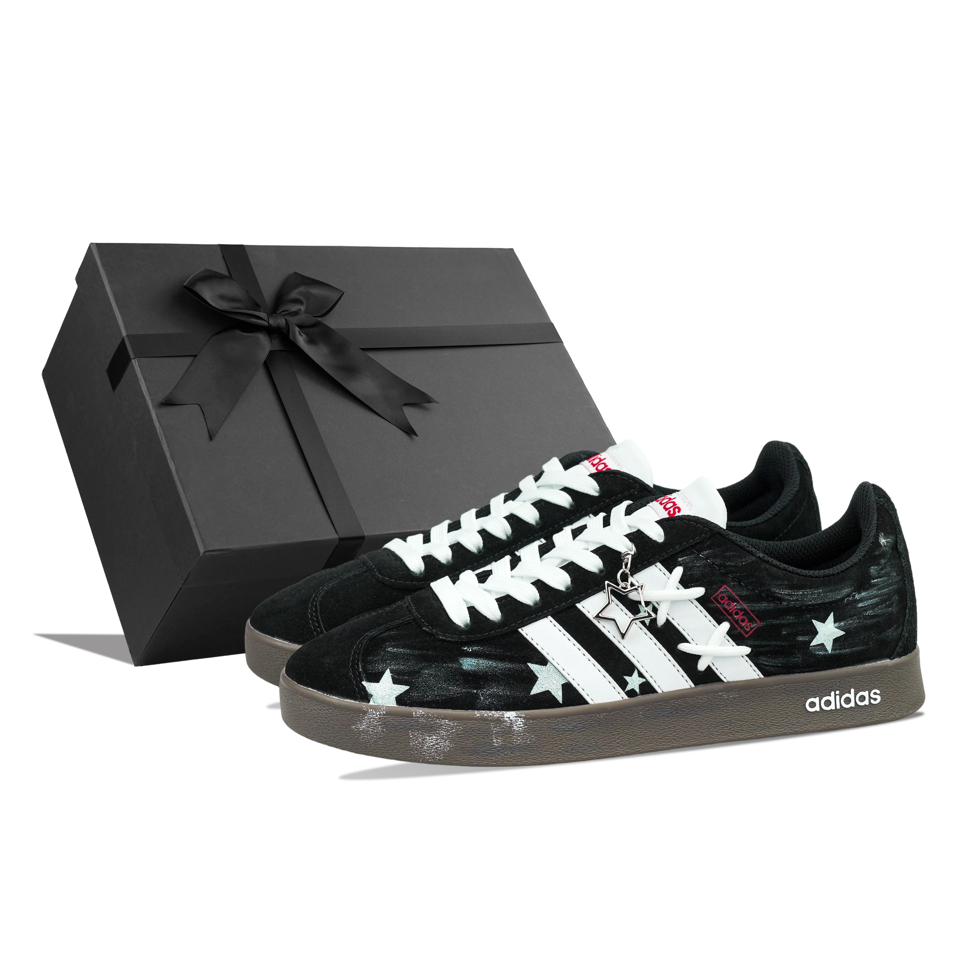 Adidas VL COURT 2.0 Lifestyle Suede Abrasion Resistant Low top Skateboard Shoes Unisex Black HQ1801(Team1423-) 41⅓
Adidas VL COURT 2.0 Lifestyle Suede Abrasion Resistant Low top Skateboard Shoes Unisex Black HQ1801(Team1423-) 41⅓
