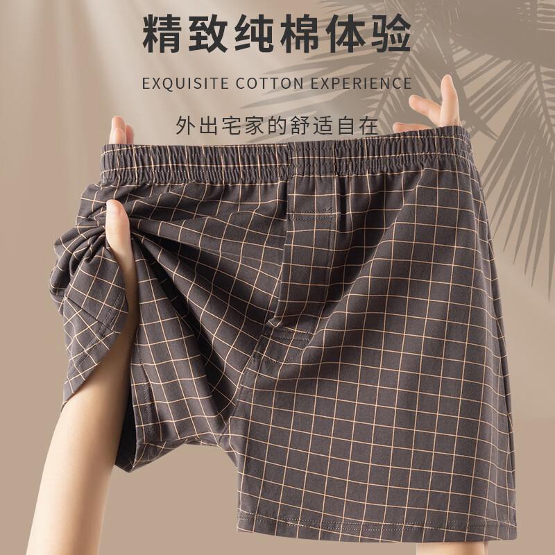 Мужские боксеры Yuzhaolin из чистого хлопка свободного кроя в клетку (2-Pack) 2XL
Мужские боксеры Yuzhaolin из чистого хлопка свободного кроя в клетку (2-Pack) 2XL