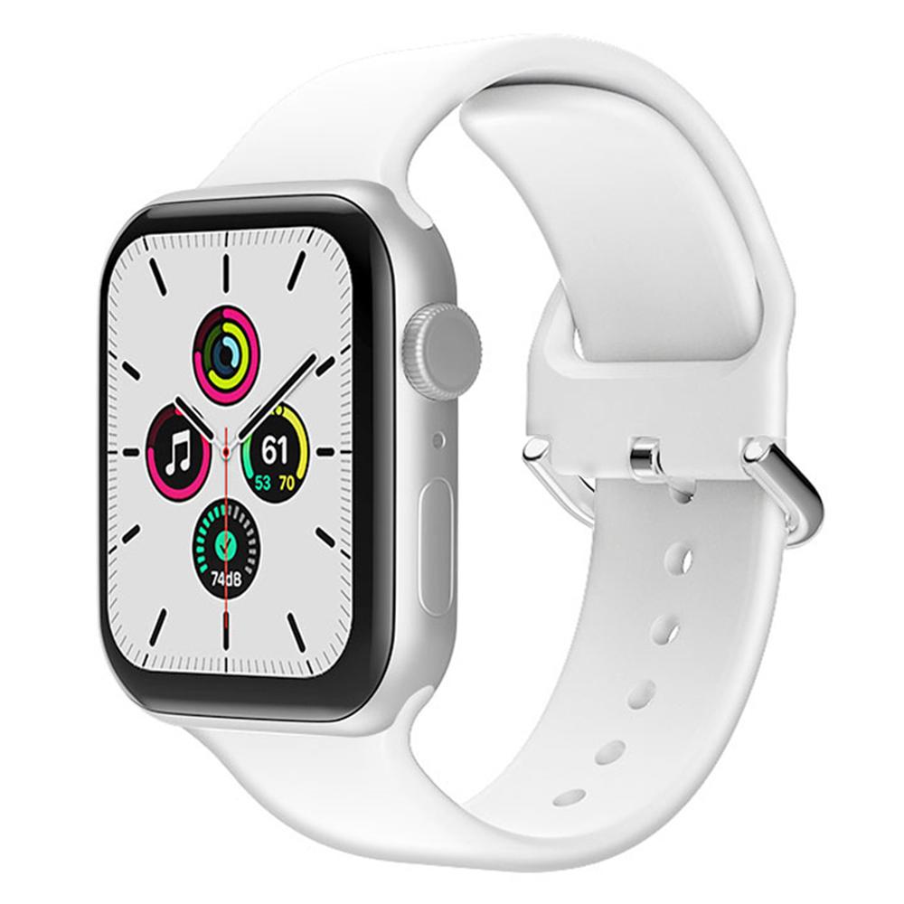 For Apple Watch Series 10 42mm/9 8 7 41mm/6 5 4 SE SE (2022) SE (2023) 40mm/3 2 1 38mm Silicone Watch Band Pin Buckle Wrist Strap Replacement White
For Apple Watch Series 10 42mm/9 8 7 41mm/6 5 4 SE SE (2022) SE (2023) 40mm/3 2 1 38mm Silicone Watch Band Pin Buckle Wrist Strap Replacement White