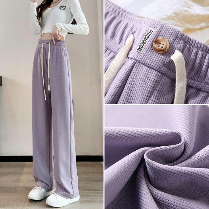 Женские фиолетовые широкие брюки Taro с высокой талией: Весна/осень 2023 г. Повседневная одежда в пол в корейском стиле M
Женские фиолетовые широкие брюки Taro с высокой талией: Весна/осень 2023 г. Повседневная одежда в пол в корейском стиле M
