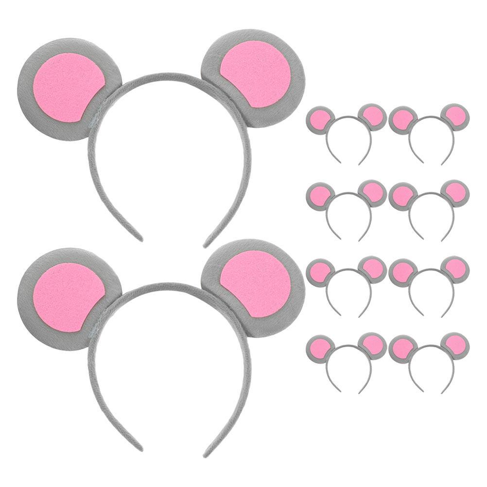 10 Pcs Animal Ears Headbands for Women Halloween Costumes Girls with Gray Mouse Grey світло-сірого кольору
10 Pcs Animal Ears Headbands for Women Halloween Costumes Girls with Gray Mouse Grey світло-сірого кольору