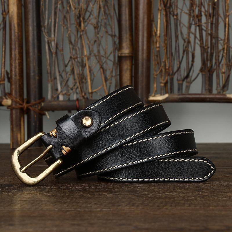 2.4Cm Wide Korean Version Fashion Trend Decorative Thin Belt Women S Copper Buckle Pure Cowhide Versatile Jeans Belt 90cm
2.4Cm Wide Korean Version Fashion Trend Decorative Thin Belt Women S Copper Buckle Pure Cowhide Versatile Jeans Belt 90cm