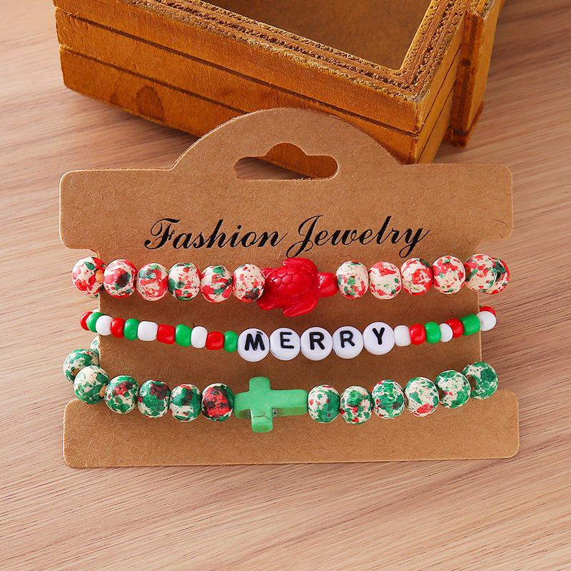 Cross-Border Christmas Jewelry Set: Turtle, Cross, & Wooden Bead Bracelets
Cross-Border Christmas Jewelry Set: Turtle, Cross, & Wooden Bead Bracelets