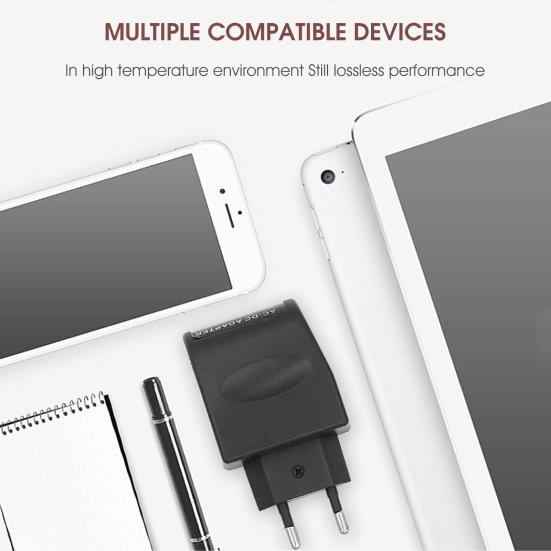 EU US Plug Converter Powerful Stable Output Temperature Resistant AC 220V to DC 12V EU US Plug Converter for Home
EU US Plug Converter Powerful Stable Output Temperature Resistant AC 220V to DC 12V EU US Plug Converter for Home