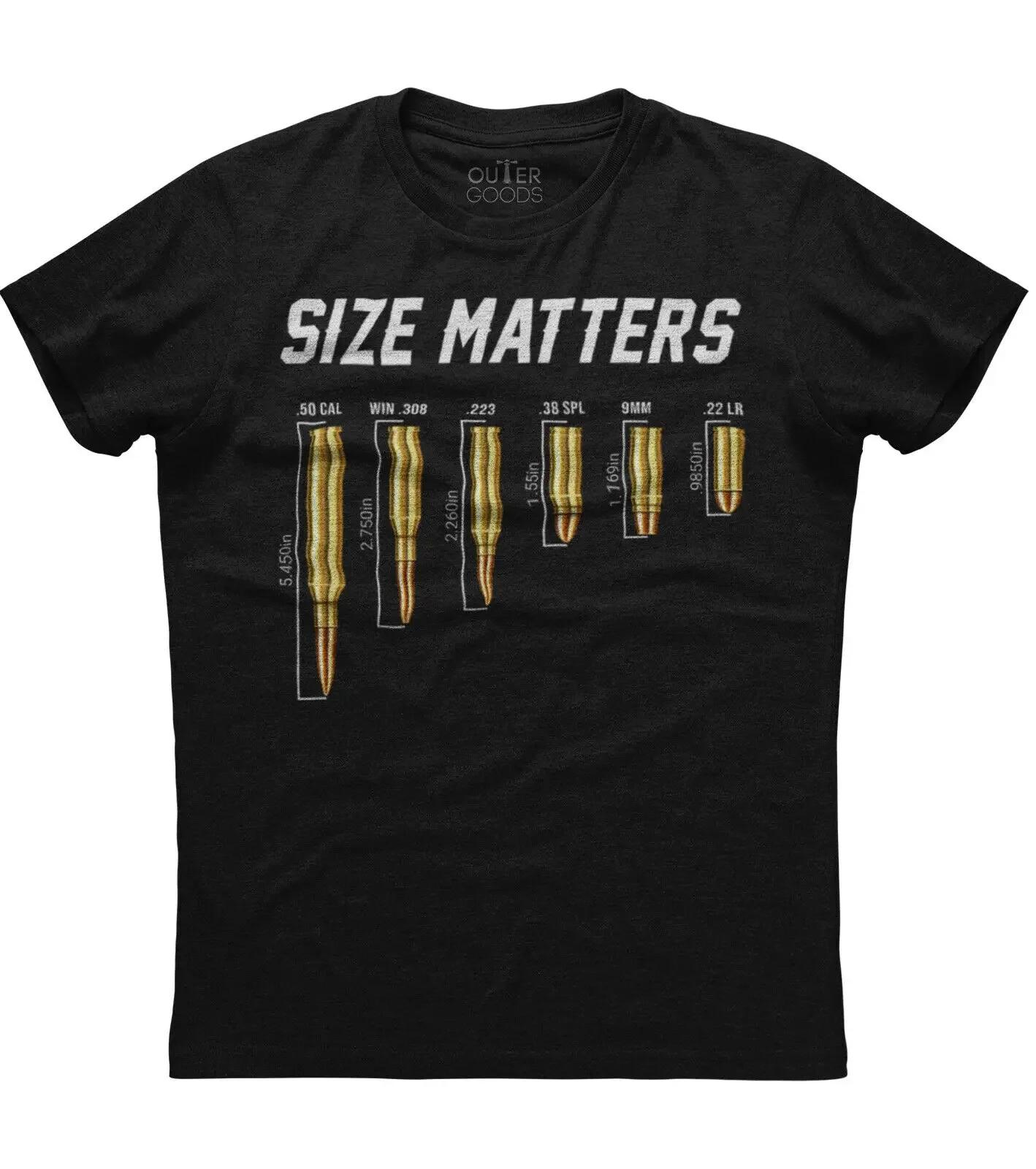 Size Matters Bullet Printed TShirt Summer Cotton ONeck Short Sleeve Mens T Shirt New S3XL S
Size Matters Bullet Printed TShirt Summer Cotton ONeck Short Sleeve Mens T Shirt New S3XL S