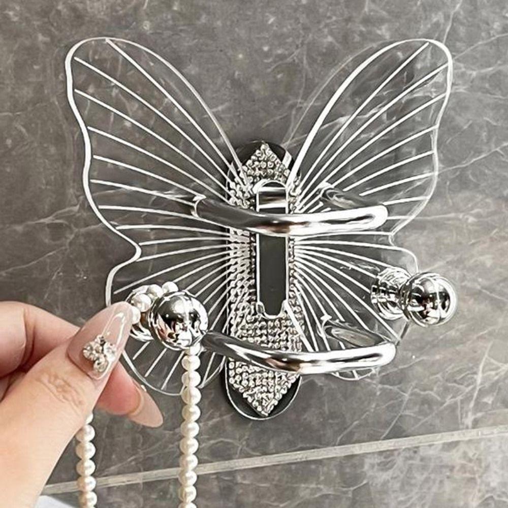 Moisture-proof Butterfly Shape Comb Storage Shelf Punch-Free Hair Hoop Storage Bracket Bathroom Style B
Moisture-proof Butterfly Shape Comb Storage Shelf Punch-Free Hair Hoop Storage Bracket Bathroom Style B