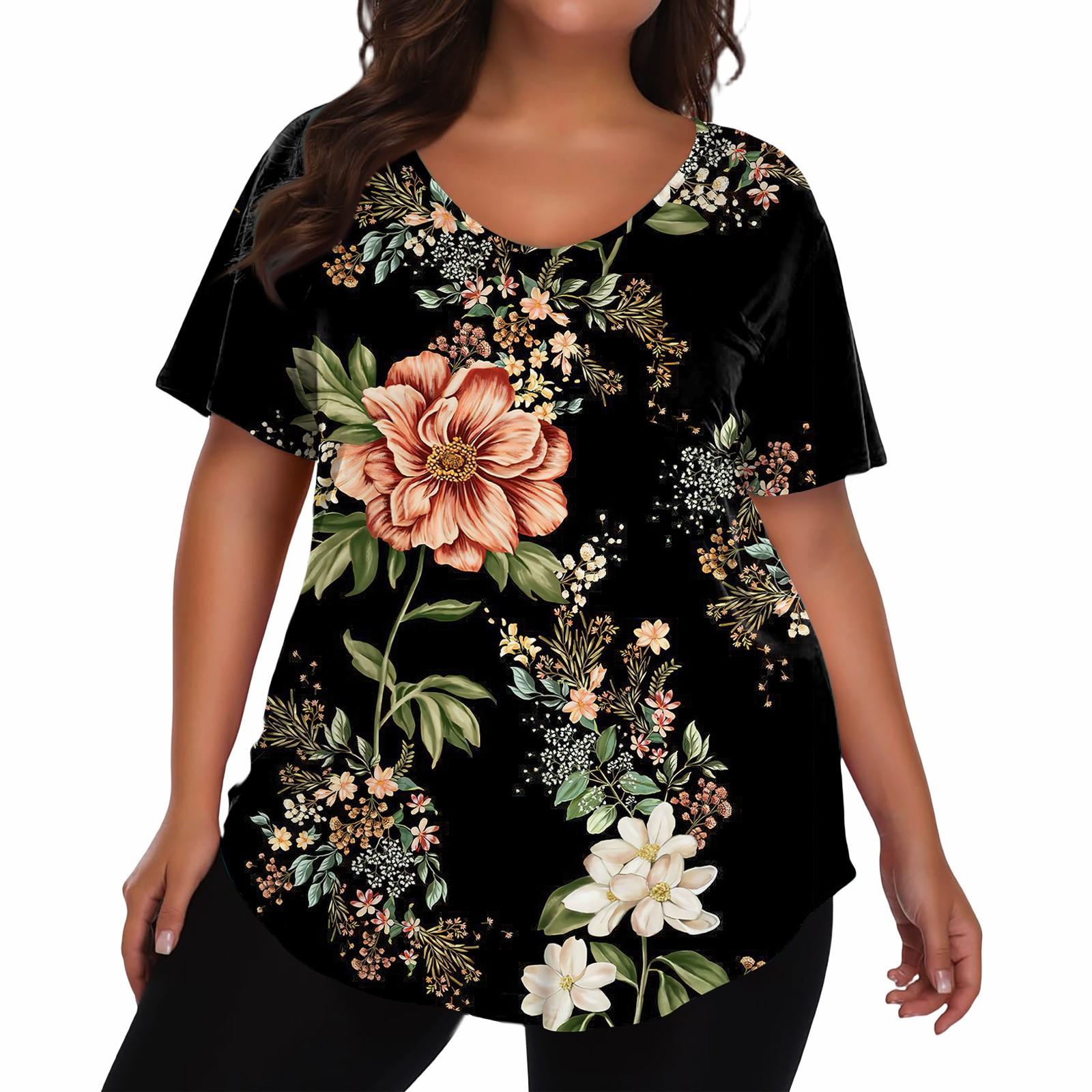 Женская футболка большого размера, повседневный принт, V-образный вырез, короткий рукав XXXXXL
Женская футболка большого размера, повседневный принт, V-образный вырез, короткий рукав XXXXXL