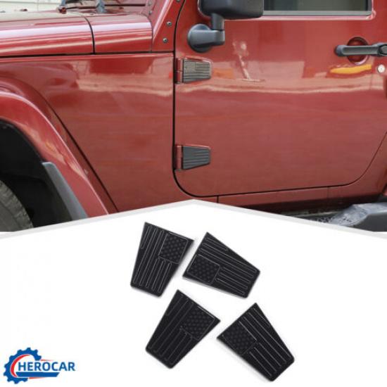 Exterior Door Hinge Decor Cover Trim for Jeep Wrangler JK 07-17 2-Door US Flag
Exterior Door Hinge Decor Cover Trim for Jeep Wrangler JK 07-17 2-Door US Flag