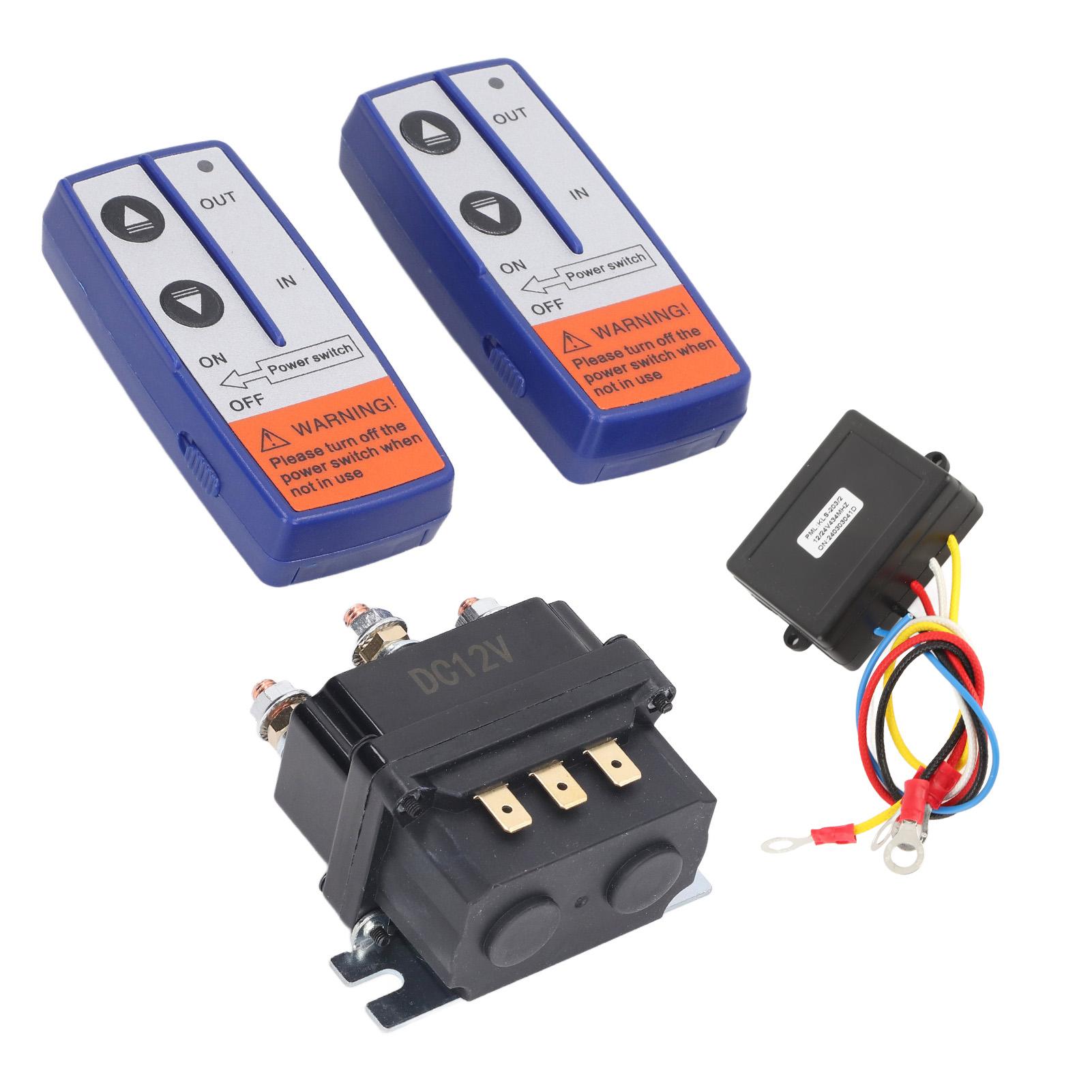 12V 250A Winch Relay Kit with Remote Controller Relay Contactor Switch for Industrial Vehicle Winch Relay Remote Control Kit M
12V 250A Winch Relay Kit with Remote Controller Relay Contactor Switch for Industrial Vehicle Winch Relay Remote Control Kit M