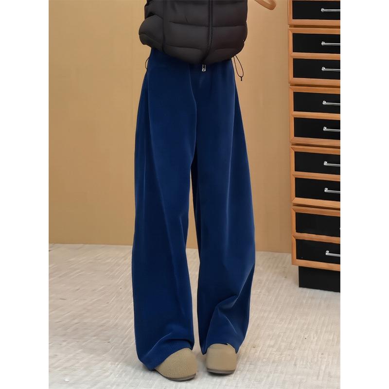Women s Blue Corduroy Curved Leg Pants with Velvet Lining - Loose, Slimming and Chic for Autumn/Winter 2025 M
Women s Blue Corduroy Curved Leg Pants with Velvet Lining - Loose, Slimming and Chic for Autumn/Winter 2025 M